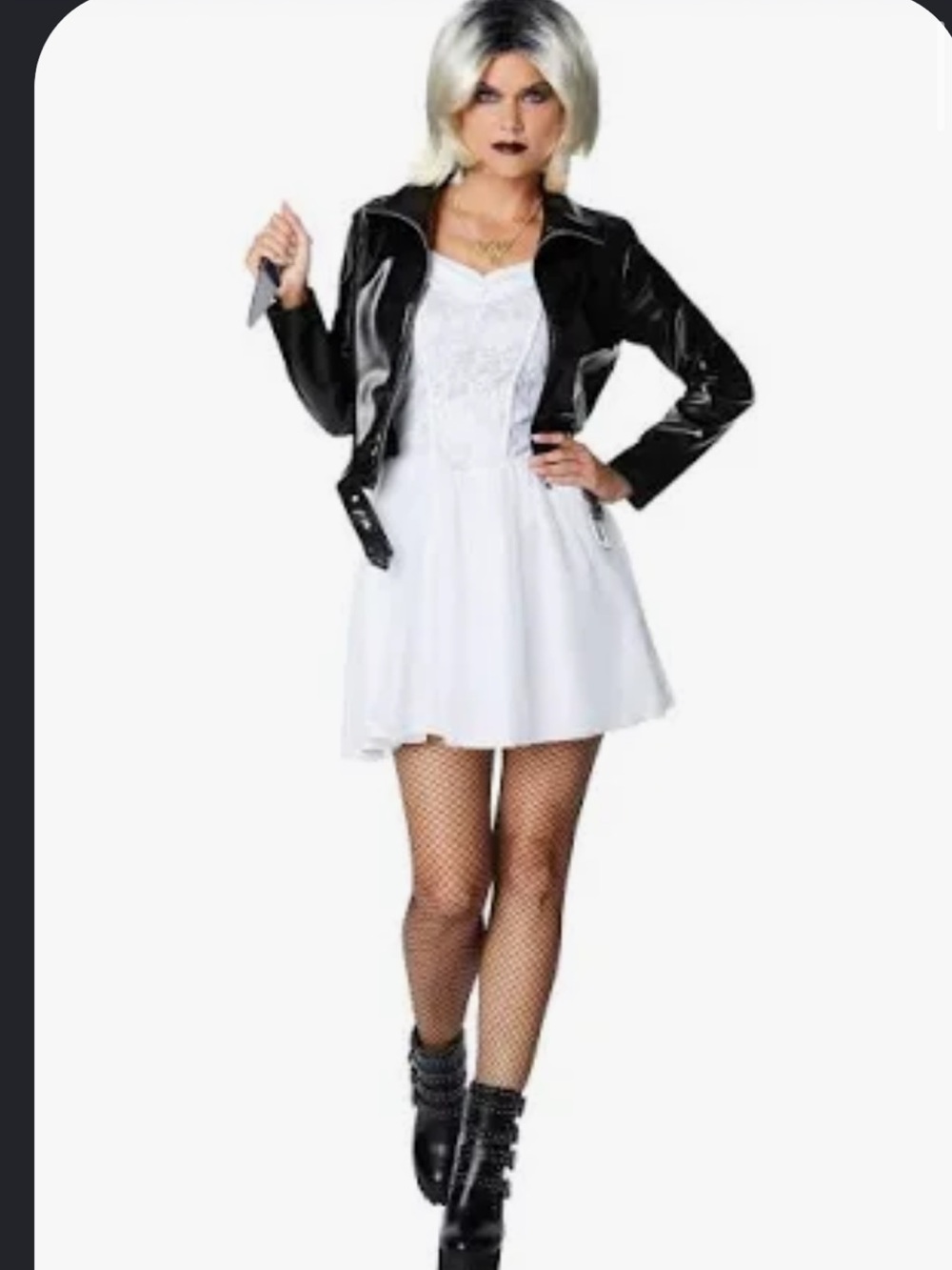 Spirit Women's Black Jacket with White Dress